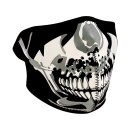 Chrome Skull Neoprene Neoprene Half Face Mask