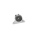 Mini Single Instrument Gauge Kit Bracket Chrome