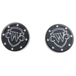 Front Axle Cover With Cult Werk logo Black Gloss Powder Coated