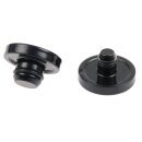 Front Axle Cover With Cult Werk logo Black Gloss Powder...