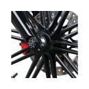 Front Axle Cover With Cult Werk logo Black Gloss Powder Coated