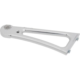 Shock Mount Side Mount License Plate Bracket Polished