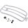 7" Solo Luggage Rack Chrome