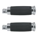 Avon Custom Contour Fussrasten Set chrom für Harley Davidson