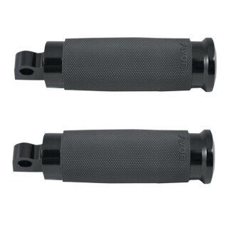 Avon Custom Contour Fussrasten Set schwarz für Harley Davidson