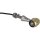 Retro LED Turn Signal V2A Polished stem Black Polished Clear LED
