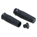 Hex Grips Black 1" Satin Cable operated