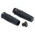 Hex Grips Black 1" Satin Cable operated