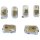 6 PC Switch Cap Set Chrome Hand Control Switch Cap Kit