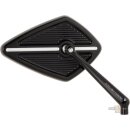 Diamond Forged Billet Mirror Black, Anodized