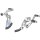 Forward Control Kit, +4", Rubber Pegs, Polished Forward Control Kit 4" Forwarded