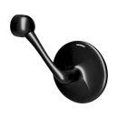 Classic Bar End Mirror 150 mm stem Black, Anodized