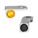 NANO Series LED Turn Signals Chrome Smoke LED