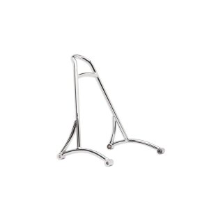 Burly, Sissy Bar, One-Piece , Short, 8.25"x12.5"x17.75", Chrome Sissy Bar