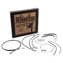 13" Bagger Ape Cable Kit Black Vinyl Non-ABS