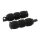 Avon Folding foot pegs Air Cushion, black anodized