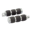 Avon Air Cushion Fussrasten Set chrom für Harley Davidson