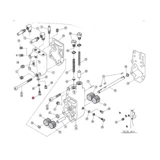 ADJUST.SCREW-CHAIN OILER Adjuster Screw