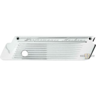 Fluted Saddlebag Latch Plate Chrome