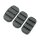 ISO Brake Pad Replacement Rubber Black
