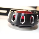 Miles LED Taillight LED, Red Lens, Metal Housing Black...