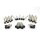 Drivetrain Screw Kits Kit includes screws for Primary Cover, Plate Primary, Sprocket Cover, Cam Cover Black Powder Coated