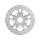 T-5 Brake Rotor Stainless Steel 11,8" Polished Rear