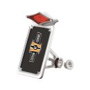 Vertical Diamond Taillight & License Plate Kit US Specification Chrome