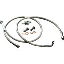 OEM Style Brake Line Kit Stainless Steel Clear Coated...