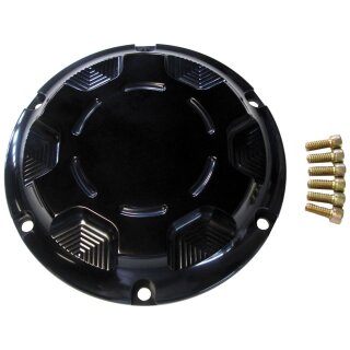 Tecno Derby Cover 6-hole Black Anodized