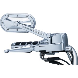 Heavy Industry Mirror With Chrome Accents Chrome