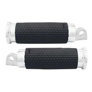 Avon Air Gel Fussrasten Set chrom für Harley Davidson