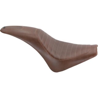 2-Up Enzo Horizontal Seat Brown Vinyl