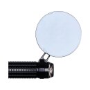 mo.view street Bar End Mirror Stem length: 60mm Black, Anodized