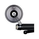 mo.view street Bar End Mirror Stem length: 60mm Black, Anodized