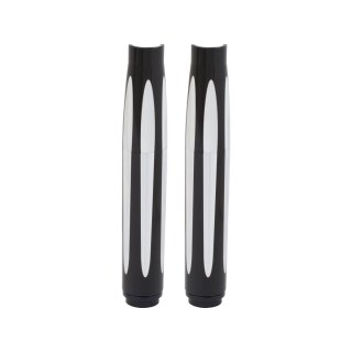 Deep Cut Pushrod Covers Black Anodized