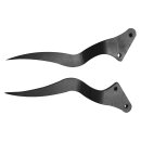 Custom 8mm Fender Strut For 220 mm Fender, Centered Raw