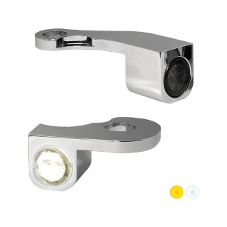 NANO Series LED Turn Signals/Position Light Chrome Smoke LED