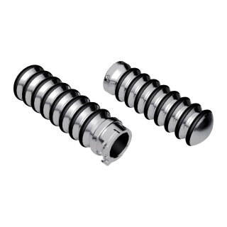 Retro Grips Chrome 1" Cable operated