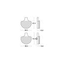 Organic Replacement Brake Pads