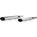 3" HP-Plus Slash Mufflers Chrome