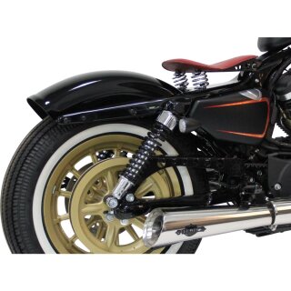 OEM Style Rear Fender for Sportster Models Long Gloss Black Gloss