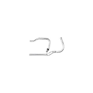 Independent Dual Headers for Panhaeds and Shovels Chrome