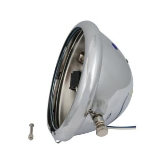 Bates Style 5 3/4" Scheinwerfergehäuse Chrome Polished