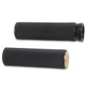 NESS KNURLED FUSION GRIPS, BRASS