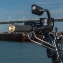NESS KNURLED FUSION GRIPS, BRASS