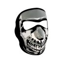Chrome Skull Neoprene Full Face Mask
