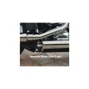 Gun Smooth Slip On Mufflers Slant Endcap Polished Black