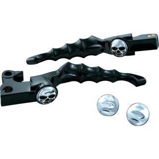 Zombie Hand Control Levers Black Satin