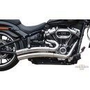 Radial Low Exit Short Exhaust System Polished